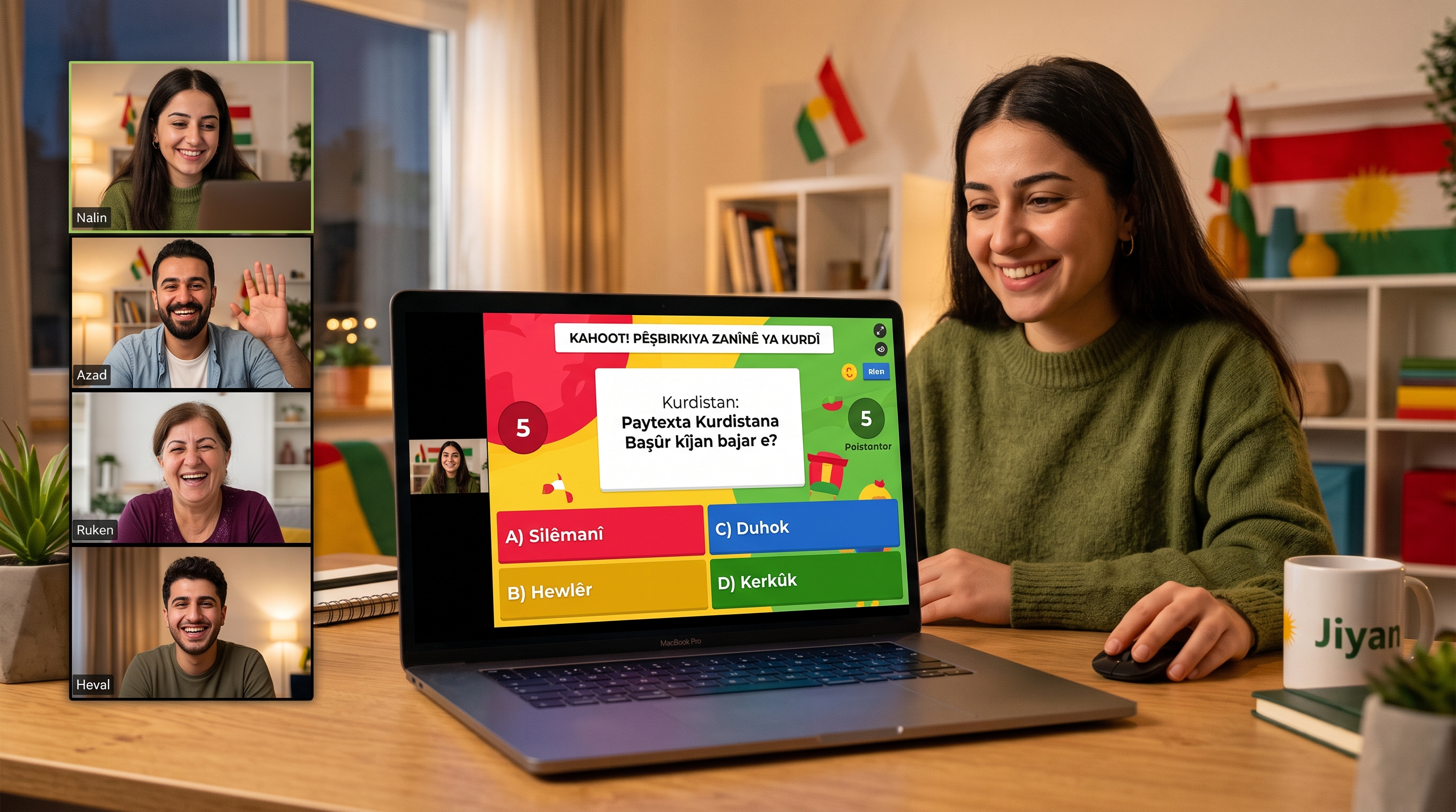 Kahoot Kurdish Language Competition